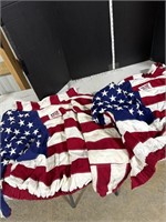 New Glory size XL and large America flag jackets