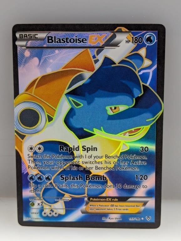 2014 Pokemon XY Blastoise EX #155