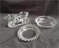 Imperial Candlewick clear glass 5 pcs