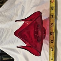 Viking Ruby Red Candy Dish