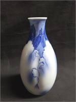 Vintage blue/white porcelain vase