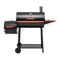 Royal Gourmet Barrel Grill with Offset Smoker