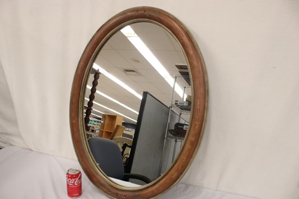 Oval Mirror ~ 33" x 25"