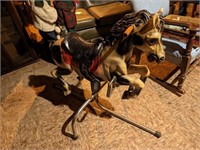 Unusual  Vtg Hobby Horse