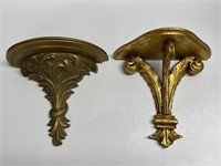 2) Early Wood Wall Sconce