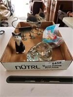 Cat Figurines and TY Toy