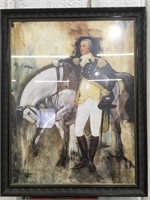 Huge Framed George Washington Picture