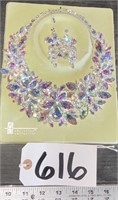 Christina Collection Glass Necklace & Earrings