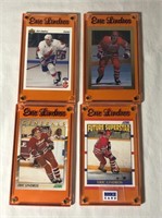 4 Eric Lindros Hockey Cards In Holders