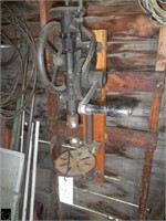 antique wall mount drill press (Post Drill)