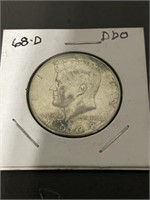 1968 D KENNEDY HALF DOLLAR