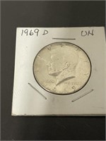 1969   KENNEDY HALF DOLLAR