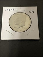 1981 S KENNEDY HALF DOLLAR