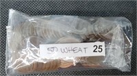 Bag of 50 Misc Date Wheat Cents we5025