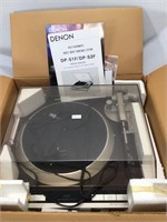 Denon DP-52F Turntable -NO Cartridge (Needle)