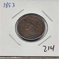 1853 Half Cent