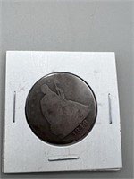 1848 Seated Liberty Silver Half Dollar