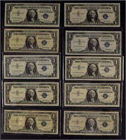 10 - 1957 $1 Silver Certificates