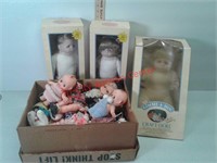 Job Lot of craft dolls, vintage Kewpie dolls and