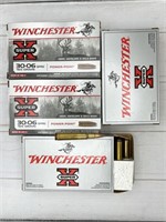 80rds 30-06 ammunition: Winchester, 165gr Power