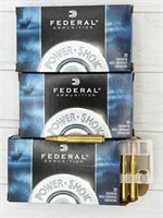 60rds 30-06 ammunition: Federal, 150gr soft point