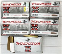 100rds 30-06 ammunition: Winchester, 180gr Power