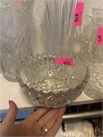 FINE CUT CRYSTAL BOWL GOOD QUALITY