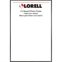 Lorell LLR49213 18x24in U-Channel Frame  Black