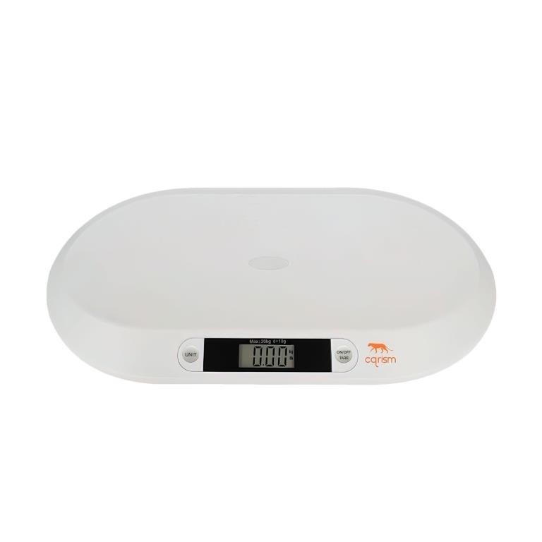 WF5984  CQRISM Smart Weigh Baby Scale - Curved Pla