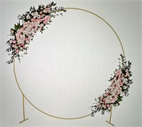 7.3FT Round Backdrop  Circle Balloon Arch Stand
