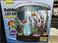 TetraMin Bubbling LED Starter Aquarium Kit, 3-gal