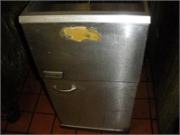 Pitco 2 Basket Gas Deep Fryer, 15x30x48