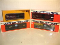 O Lionel Rolling Stock Cars Lot of 4 OB