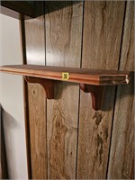 pine wall shelf