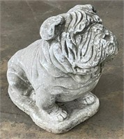 Concrete Bulldog Statue