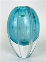 Evolution by Waterford Blue Vase