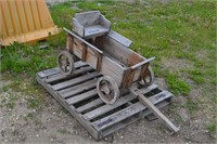 Western Wagon Flower display