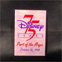 Disney Cast Member Pin - 75 Years Magic 1998