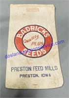 Badrick’s Seeds Sack - Preston, Iowa (32 x 15)