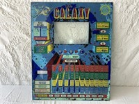 Bally Galaxy Pinball Face Glass 1978 SR