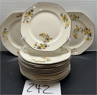10+ homer Laughlin plates (2 different sizes)