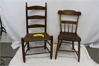 Vintage wooden side chairs