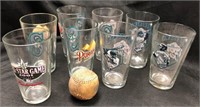 Mariners beer glasses