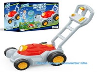 Bubble Mower Push Toy  Music and Lights  No Spill