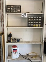 White Cabinet with Contents (Garage)