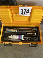 Yellow Tool Box & Misc. Tools (Garage)
