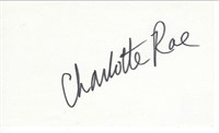 Charlotte Rae original signature