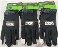 (3) New IRONCLAD EXO Pro Goat Gloves - Small