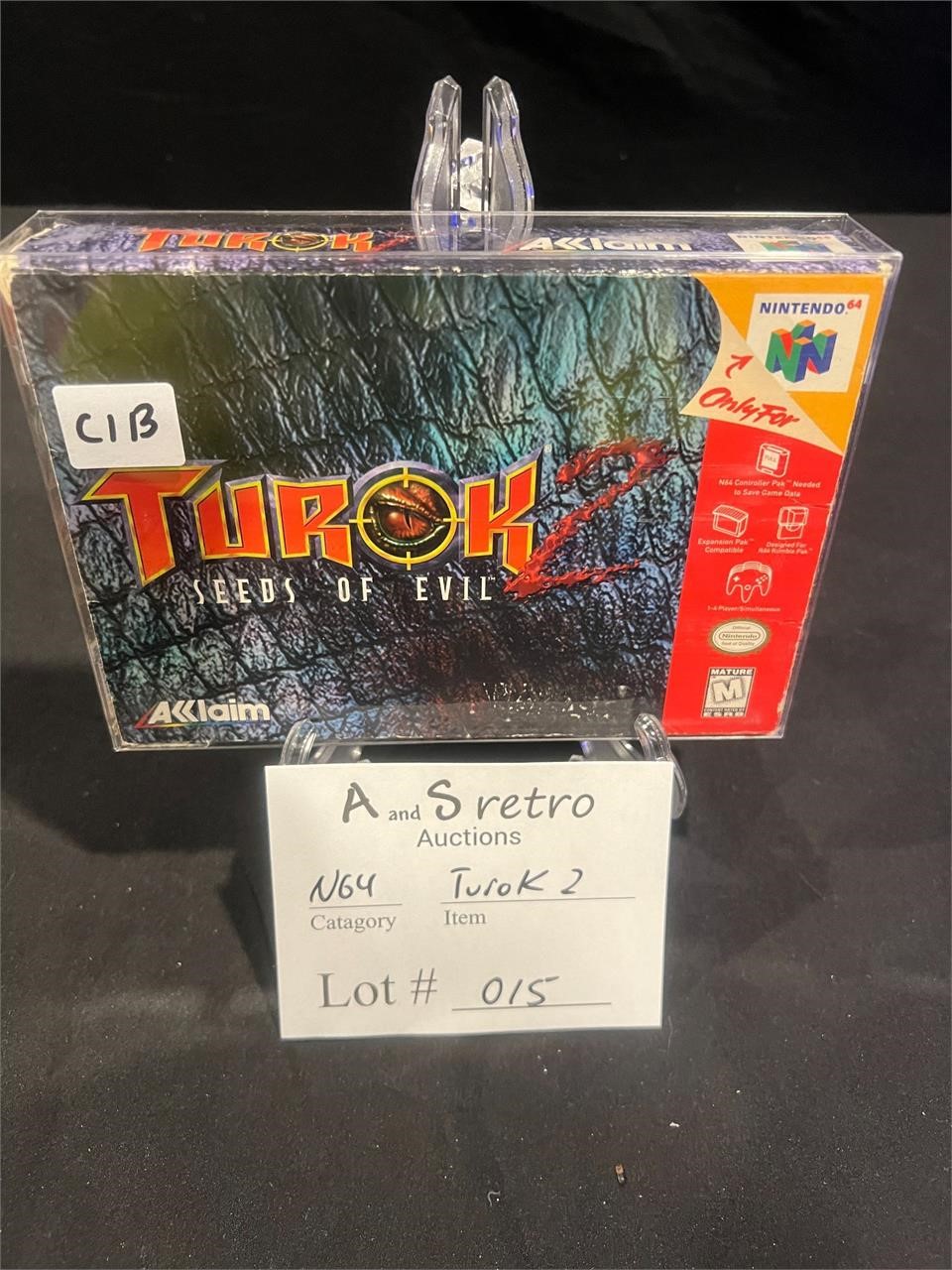 Turok 2 seeds of Evil CIB Nintendo 64 N64