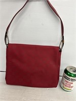 DKNY burgundy monogrammed purse authenticity